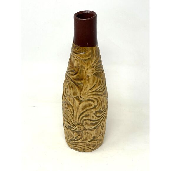 Bordallo Pinheiro Oil Container Jar Cabbage Handmade Pottery Portugal RARE No Sp